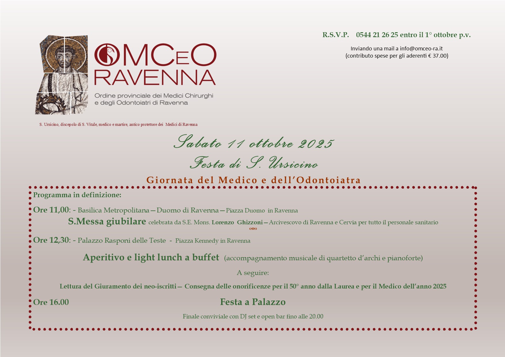 Ursicino 2025 annuncio per sito WEB